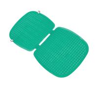 Coussin de Siège Auto Ventilé Massant pour Voiture et Chaise | Design Simple et Pratique, Confort de Conduite Amélioré, Plastique Vert, pour Modèles Divers et Usage Quotidien