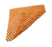 Coussin de Siège Auto Ventilé, Perles de Bois | Confort D’assise Massant, Style Élégant Kaki, pour Voiture et Camion