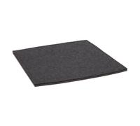 Coussin de siège avec mousse Toy 42x41cm backside anthracite anti-slip