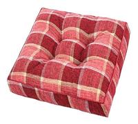 Coussin de siège carré 1 pièce 50 cm/20 po Coussin de siège carré avec Soutien épais et rembourré en Coton Doux au Toucher pour