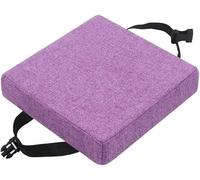 Coussin de siège carré 12 13 14 15 16 17 18 19 20, coussin de tabouret de bar ultra doux avec attaches, housse amovible en lin et fermeture éclair pour cuisine, bureau, salle à manger (B1, 33 x 33 x 3