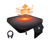 Coussin de siège chauffant avec 3 niveaux de chauffage - Coussin de siège chauffant léger pour stade, camping, randonnée, bureau - Coussin de siège universel (1 pièce)