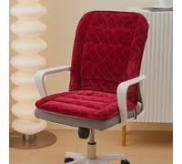 Coussin de Siège Chauffant, Coussin Chauffant avec 9 Niveaux de Chaleur et Minuterie D'arrêt Automatique à 4 Niveaux, Chauffe Dos pour Bureau en Hiver(Red)