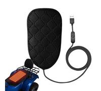 Coussin De Siège Chauffant Pour Motos | Coussin De Siège De Moto Chauffant USB | Housse Externe Pour Vtt, Scooters Et Motoneiges, Velours Doux, Confortable, Portable, 5V2A, Plug And Play, Plus Chaud,