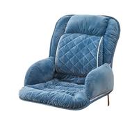 Coussin de siège chauffant USB pour coussin de siège chauffant avec support lombaire, grande zone de chauffage, housse de siège chauffante avec 3 réglages de chaleur pour la maison et le (Sky Blue, B)