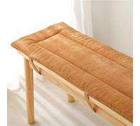 Coussin de siège classique de couleur unie pour bancs d'intérieur, coussin de siège rectangulaire en mousse haute densité avec fond antidérapant, coussin de canapé en velours côtelé lavable, pour