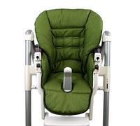 Coussin de siège compatible avec Peg Perego Prima Pappa Diner (vert chiné)