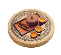 Coussin de siège - Coussin de construction robuste à la main | Design oreiller de sol japonais | Coussin de méditation pour le theastic, la méditation et le yoga