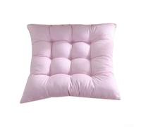 Coussin de siège de 40 cm avec corde antidérapante fixe pour la maison, le bureau et le canapé, coussin de chaise en fibre d'acétate souple, fournit une expérience d'assise confortable, multicolore