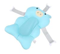 Coussin de siège de bain pour enfants, doux et confortable, coussin de salle de bain, pour lavabo, coussin de support, flottant, pour baignoire pour bébé (bleu)