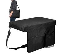 Coussin de siège de blanchisseur, coussin de siège de stade portable, coussin de chaise de soutien des fesses avec porte-gobelet pour randonnée, chasse, événements, vacances, randonnée, voyage