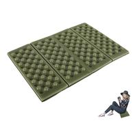 Coussin de siège de camping pliable - Coussin d'assise en mousse légère pour randonnée, voyage et activités de plein air, tapis de siège portable pour jardin, stade, pique-nique, confort en