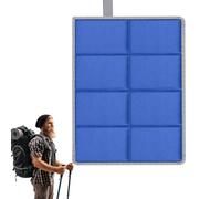 Coussin de siège de camping pliable - Tapis de siège de selle de randonnée