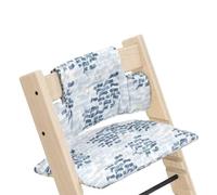 Coussin de siège de chaise de salle à manger pour bébé, imperméable et résistant à l'huile, vague bleue, une pièce