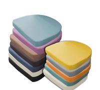 Coussin de siège de chaise en forme de U pour l'extérieur, coussin de siège de chaise imperméable, tapis de chaise de salle à manger antidérapant pour la maison et la cuisine (45*45*5cm,Beige)