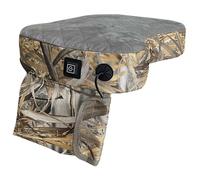 Coussin de siège de chasse coussin chasse chauffé portable avec poche et tampon siège chauffage éponge détachable avec fermeture éclair et 3 ajustement la température vitesse pour les