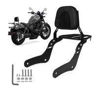 Coussin de Siège de Dossier Arrière de Moto avec Porte-Bagages pour Rebel CMX1100 CMX1100T DCT 2021-2025, PSLER Dossier Passager Sissy Bar avec Support de Chargement Moto Accessoires