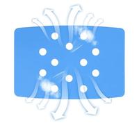 Coussin De Siège De Douche - Tapis De Siège De Chaise Imperméable | Genouillères Antidérapantes Pour Adultes, Coussin De Chaise Refroidissant Ventilé, Accessoire De Bain Pour Personnes Âgées, Aide À L