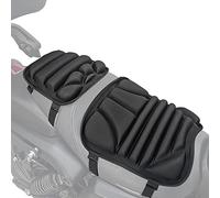 Coussin de siège de moto 3D - Ensemble de coussinets respirants pour passager et conducteur absorbant les chocs | De siège de moto confortable au design moderne pour motards