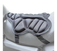 Coussin de siège de moto résistant aux chocs - Design nid d'abeille rafraîchissant, housse de siège de moto ergonomique, mousse au toucher gel imperméable, couche d'amortissement des vibrations |