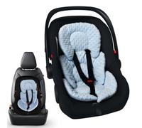 Coussin de Siège de Poussette - 2 En 1 Réversible Respirant Matelas De Soutien | Soutien de Tête Insert pour Poussette Bébé - Pour Garçons Et Filles Maison Balançoire Chaise Sauteuse Voiture Voyage Ma