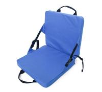 Coussin de siège de stade, chaise de canoë pliable et imperméable avec | Coussin de chaise pliable en tissu Oxford 600D épais avec rembourrage en laine perlée, sangles de sécurité réglables et