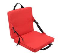 Coussin de siège de Stade, Coussin de Patio Souple et Portable à Haut Dossier, Coussin de Chaise Pliable avec Poche de Rangement, Coussin de siège de Kayak 600D pour la
