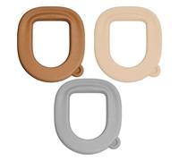 Coussin de siège de toilette 3 pièces confortable pour salle de bain, maison, appartement, hôtel, établissements publics, soins aux personnes âgées