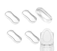 Coussin de siège de toilette avec rembourrage - Pare-chocs autocollant pour siège de toilette | Accessoire de toilette pour la maison, les hôtels, les dortoirs, les écoles et les centres commerciaux