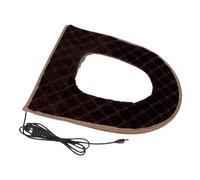 Coussin De Siège De Toilette Chauffant - Coussin Chauffant Réglable À 5 Niveaux - Tapis De Siège De Toilette Avec Minuterie | Conception À Brancher À Cinq Températures Pour Les Soins Aux Personnes Âgé