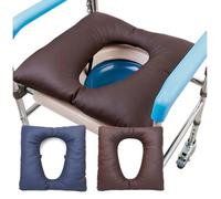 Coussin de siège de toilette, coussin de chaise percée surélevé, coussin de siège de douche pliable, fixation de bidet, rehausseur de hauteur pour toilettes, essentiel pour la récupération