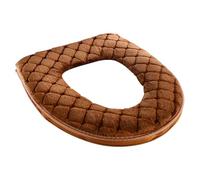 Coussin de siège de toilette - Doux, épais, chaud, design enveloppe, doux et plus chaud | Housse de siège de toilette lavable en velours peluche avec fermeture éclair intégrale pour le confort de la