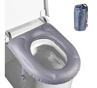 Coussin de siège de toilette gonflable avec ventouse, siège de toilette, coussin gonflable réglable en hauteur pour toilettes, pour adultes, personnes âgées, soulagement de la douleur au coccyx