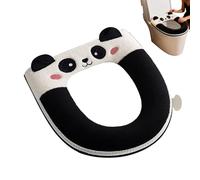 Coussin de siège de toilette - Panda Dessin animé - Coussin d'assise d'hiver pour pot - Housse ergonomique pour siège WC - Pour la maison, l'hôtel, les soins infirmiers, la douche, l'appartement, la