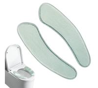 Coussin de siège de toilette souple, lavable, réutilisable, avec double rabat, séparation en peluche, pour en hiver, par temps froid, dans la salle de bain et la douche