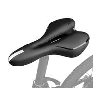 Coussin de siège de vélo en silicone large - Selles ventilées absorbant les chocs avec bande réfléchissante pour tourisme, VTT, vélo de route