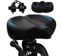 Coussin de siège de vélo surdimensionné ultra large pour homme et femme, selle de vélo confortable en mousse à mémoire de forme, siège de vélo universel imperméable pour vélo de ville électrique