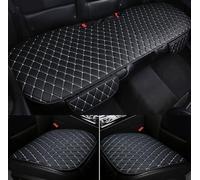 Coussin de Siège de Voiture Avant Arrière pour Cupra Ateca/Born/E-Racer/Formentor/Leon/TCR, Auto Respirant Coussins de Protection SièGes VéHicules éTanches Coussin,A Black Beige