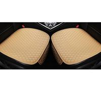Coussin de Siège de Voiture en Cuir pour Dodge Viper SRT-10 SRT10 2003-2011, Avant Et Arrière Coussin de Siège Protecteur Respirant Imperméable,B-2Pcs/Beige