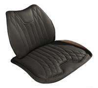 Coussin de siège de voiture en mousse à mémoire de forme avec intégration lombaire 6D, tissu Air-Channel et stabilité structurelle pour sièges de véhicule (noir)