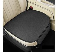 Coussin de Siège de Voiture en Soie Glacée, Compatible pour Audi A5 S5 RS5 B9 B8 B8.5, Housse Respirante pour Siège Avant, Tapis de Protection Antidérapant,1-Black