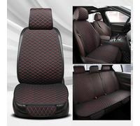Coussin de Siège de Voiture Housse de Siège pour Citroen C3 Picasso C4 Picasso C5 C6 C4 C3 C2 C1 ë-C4, Anti-Poussière et Anti-Rayures, Housse Voiture Siege avec Dossier,B/Black and Red