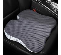 Coussin de Siège de Voiture pour Toyota Auris Aygo Aygo X C-HR Corolla Corolla Cross Hilux, Coussin de Siège en Mousse à Mémoire Coussin de Siège Conducteur Chaise de Bureau,Grey