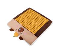 Coussin de Siège de Voiture Rafraîchissant en Peluche, Respirant | Galette Antidérapante, Usage Auto et Chaise de Bureau, Confort Ventilé pour Saison Chaude