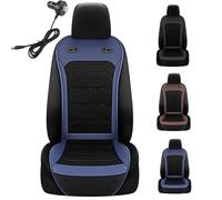 Coussin De SièGe De Voiture RafraîChissant, Housse De SièGe De Refroidissement De SièGe Avant 12v/24v, avec 2 Ventilateurs, Coussin De SièGe Respirant Et Ventilé pour L'éTé,B