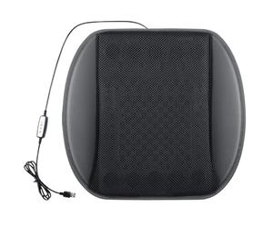 Coussin de siège de voiture | Tapis d'été long avec connexion 12 V 24 V | Coussin de siège d'été avec ventilateur pour voiture | Pour camping, excursions en ville, trajets en famille, SUV, camping-car