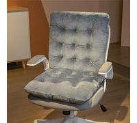 Coussin de Siège Doux en Une Pièce Coussin de Siège Chaud et Douillet Pour Fauteuil Pour le Dos Coccyx Coussins de Chaise Pour la Maison Bureau Canapé Voiture Chaise Roulante (Gris 5,45*100cm)