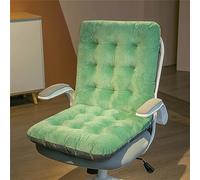 Coussin de Siège Doux en Une Pièce Coussin de Siège Chaud et Douillet Pour Fauteuil Pour le Dos Coccyx Coussins de Chaise Pour la Maison Bureau Canapé Voiture Chaise Roulante (Vert 3,45*100cm)