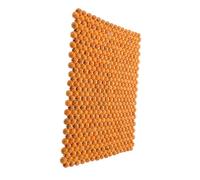 Coussin de Siège en Bois Perlé, Ventilé, Élégant, Kaki | Assise Confortable, Effet Massant, Camions et Chaises de Bureau, Voitures, Design Sobre
