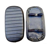 Coussin de siège en cuir épais pour vélo électrique, 34 x 17 x 7,5 cm, compatible avec dossier passager, éponge confortable haute résilience, trajets et transport d'enfants (A)